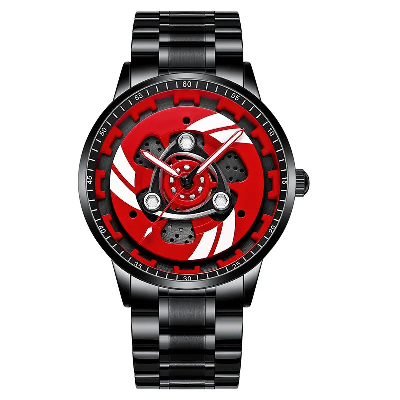 Waterproof Engine Clutch Rotary Watch