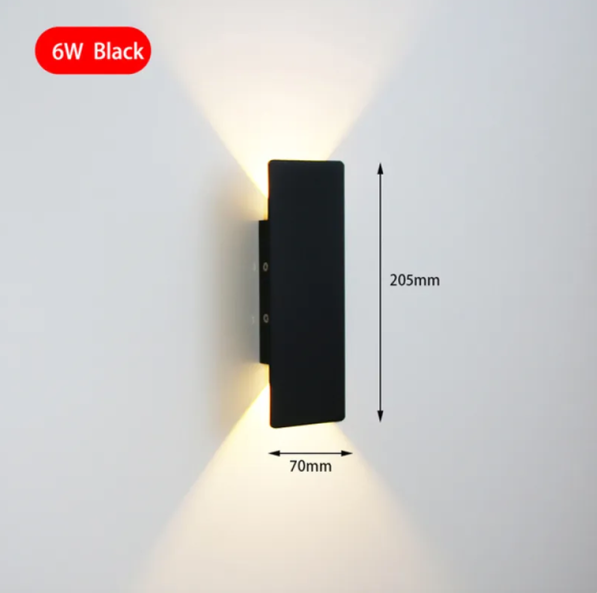 Modern 6W LED Indoor Wall Lamp for Bedroom and Living Room
