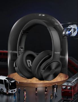 Wireless Bluetooth Headset with ANC & Subwoofer Sound