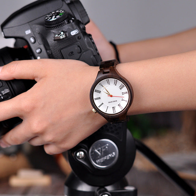 All-Wood Waterproof Quartz Watch