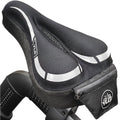 YC 7, YLG Silver White Memory Foam Bike seat Cover  11" x 7" White-0
