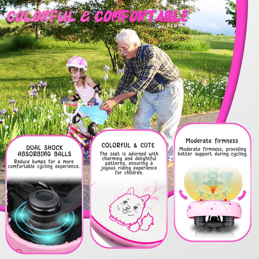 YK 6, YLG Kids Bike Seat for Girls-3