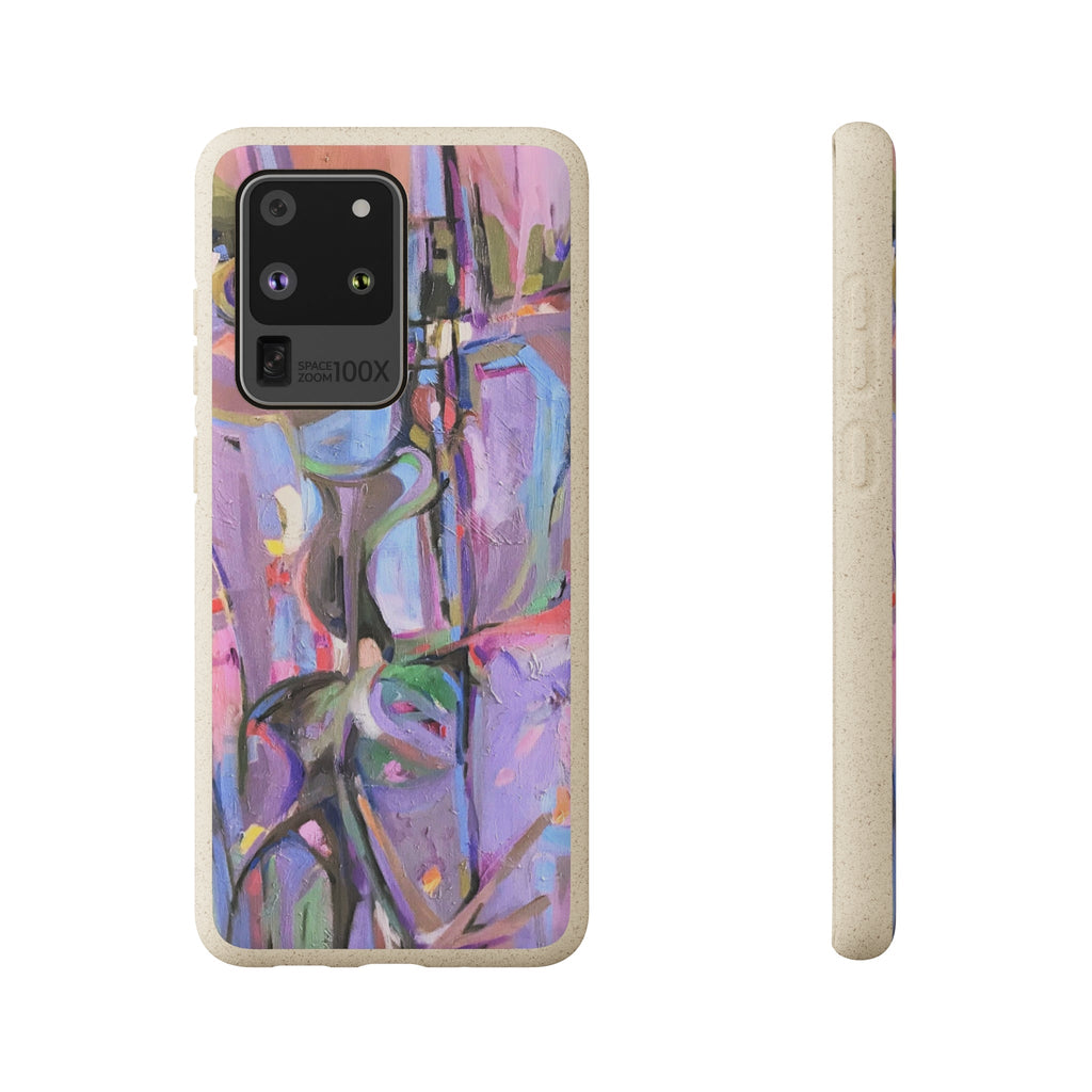 Biodegradable Phone Case with 'Passages' Abstract Original Artwork by Barbara Cleary-47