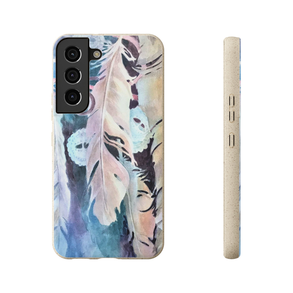 Biodegradable Phone Case with 'Conchos' Watercolor Original Artwork by Barbara Cleary-39