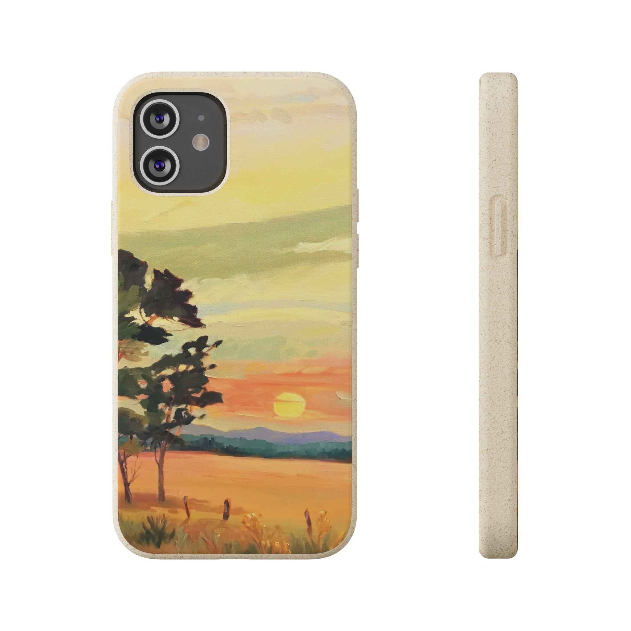 Biodegradable Phone Case with 'Sunrise' Landscape Original Artwork by Barbara Cleary-17