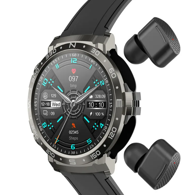 M68puls TWS Bluetooth Headset Watch