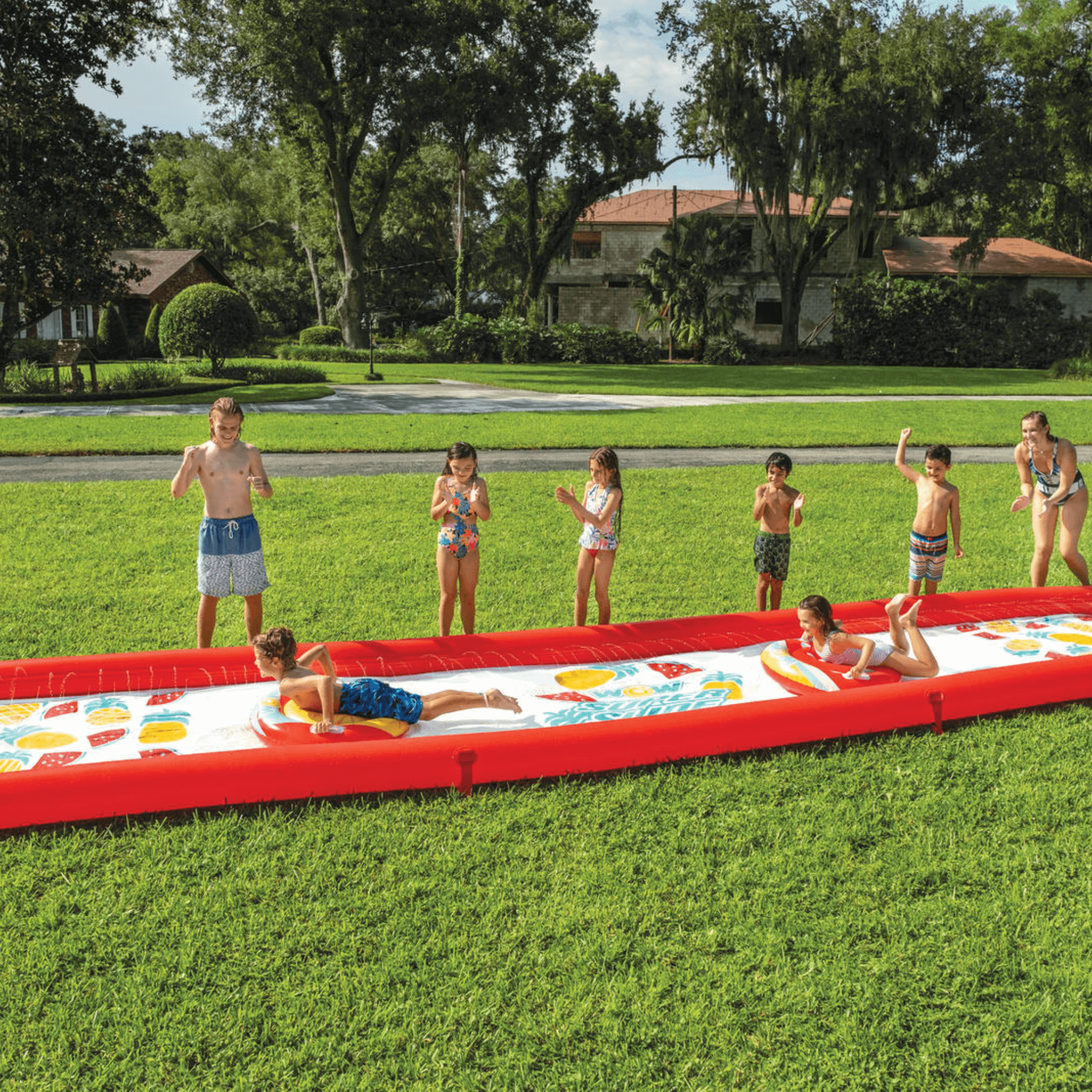 WOW Watersports Pineapple Super Backyard Lawn Slide-1
