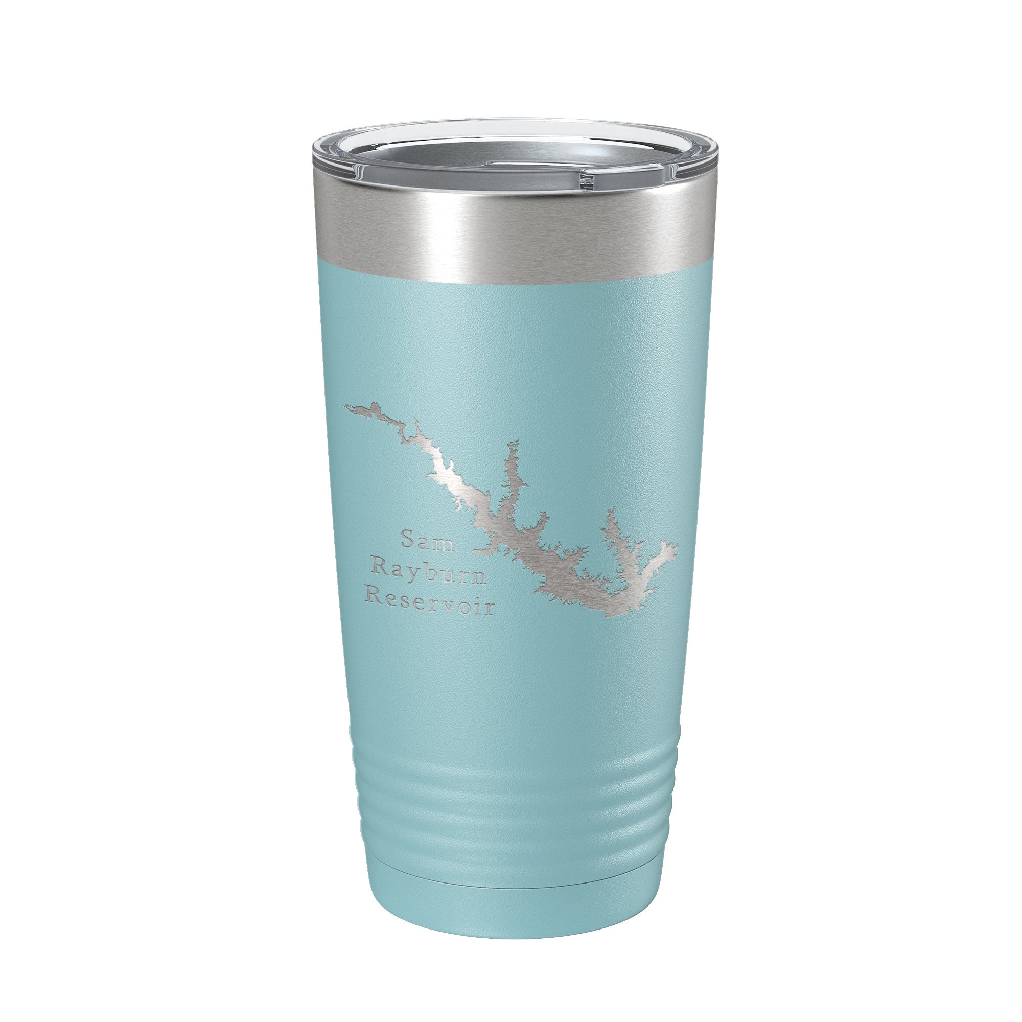 Sam Rayburn Reservoir Tumbler Lake Map Travel Mug Insulated Laser Engraved Coffee Cup Texas 20 oz-13