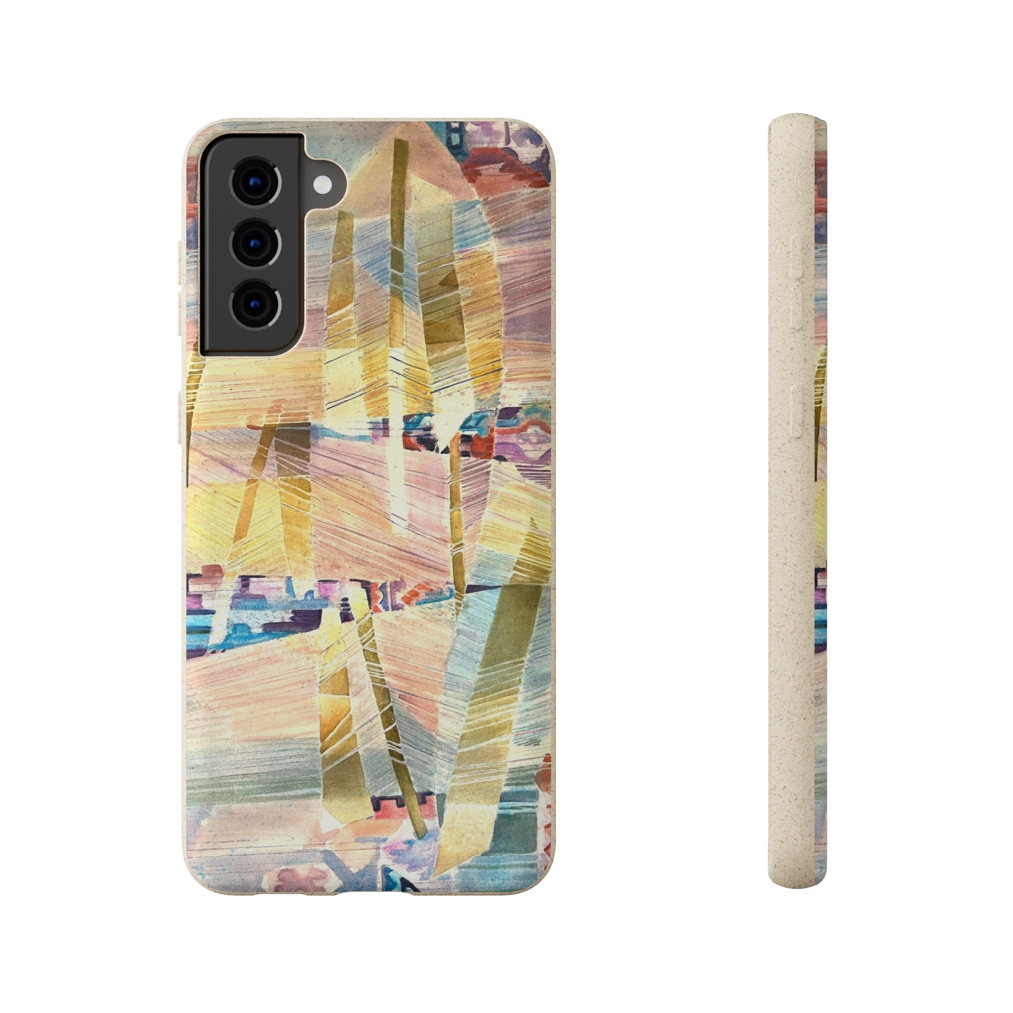 Biodegradable Phone Case with 'Loom Series' Abstract Original Artwork by Barbara Cleary-37
