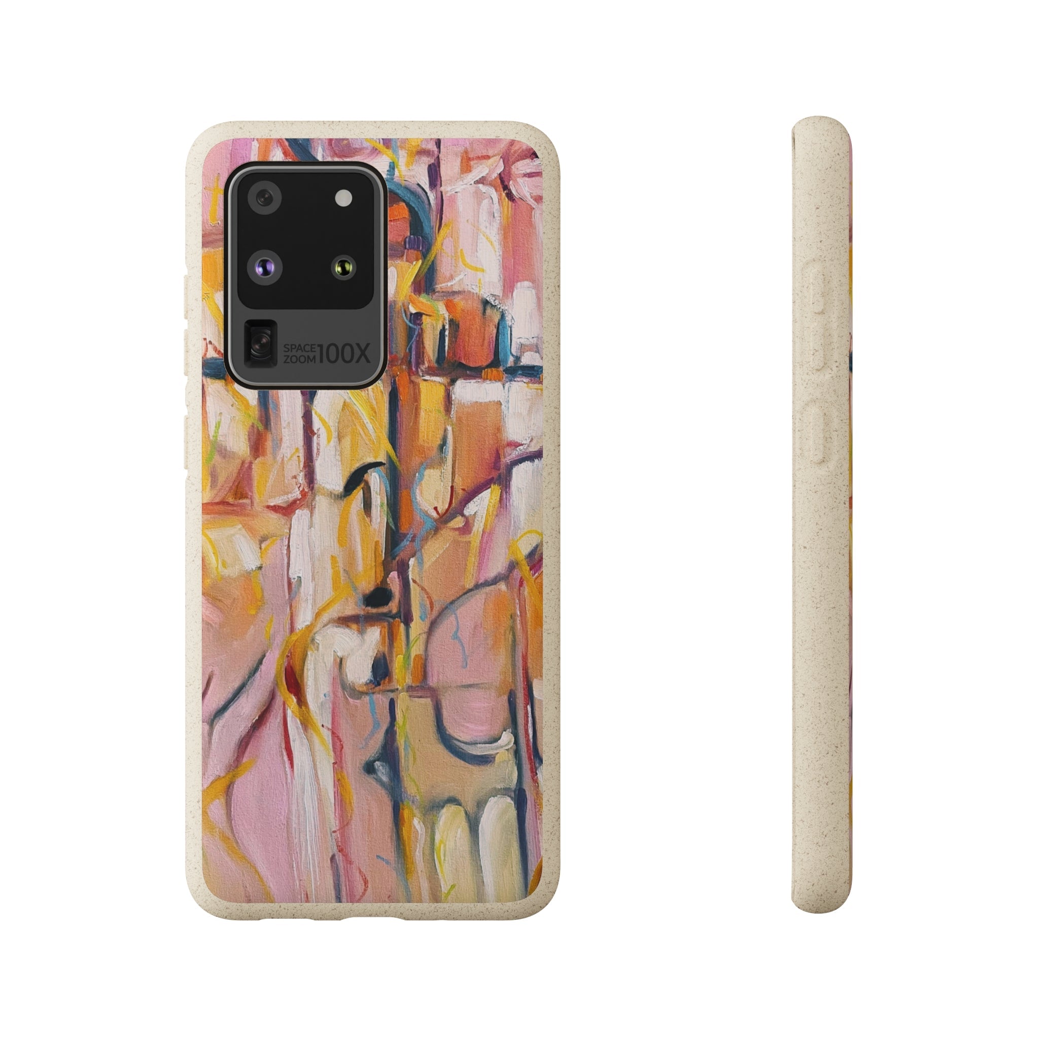 Biodegradable Phone Case with 'Abstract Pueblo' Original Artwork by Barbara Cleary-2