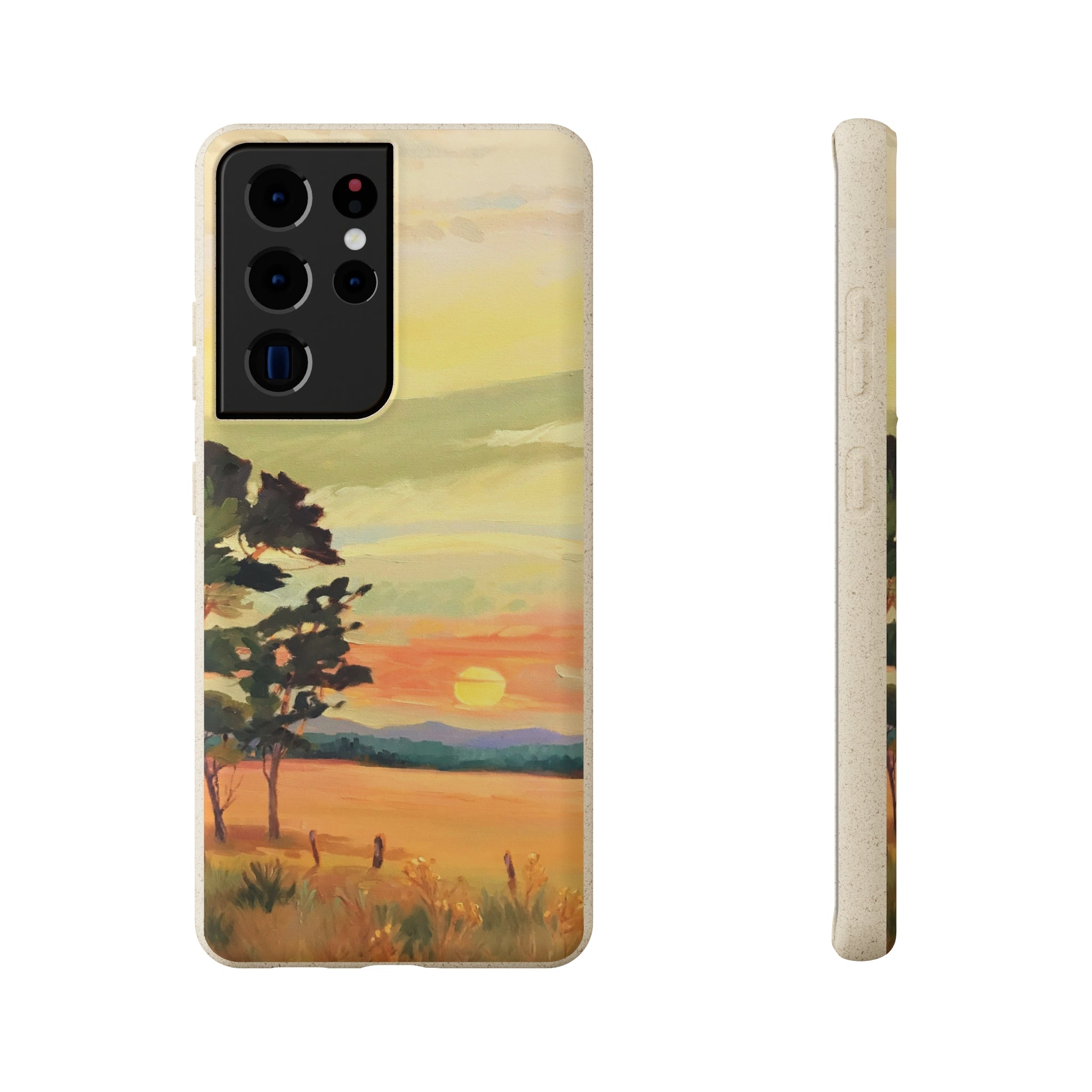 Biodegradable Phone Case with 'Sunrise' Landscape Original Artwork by Barbara Cleary-44