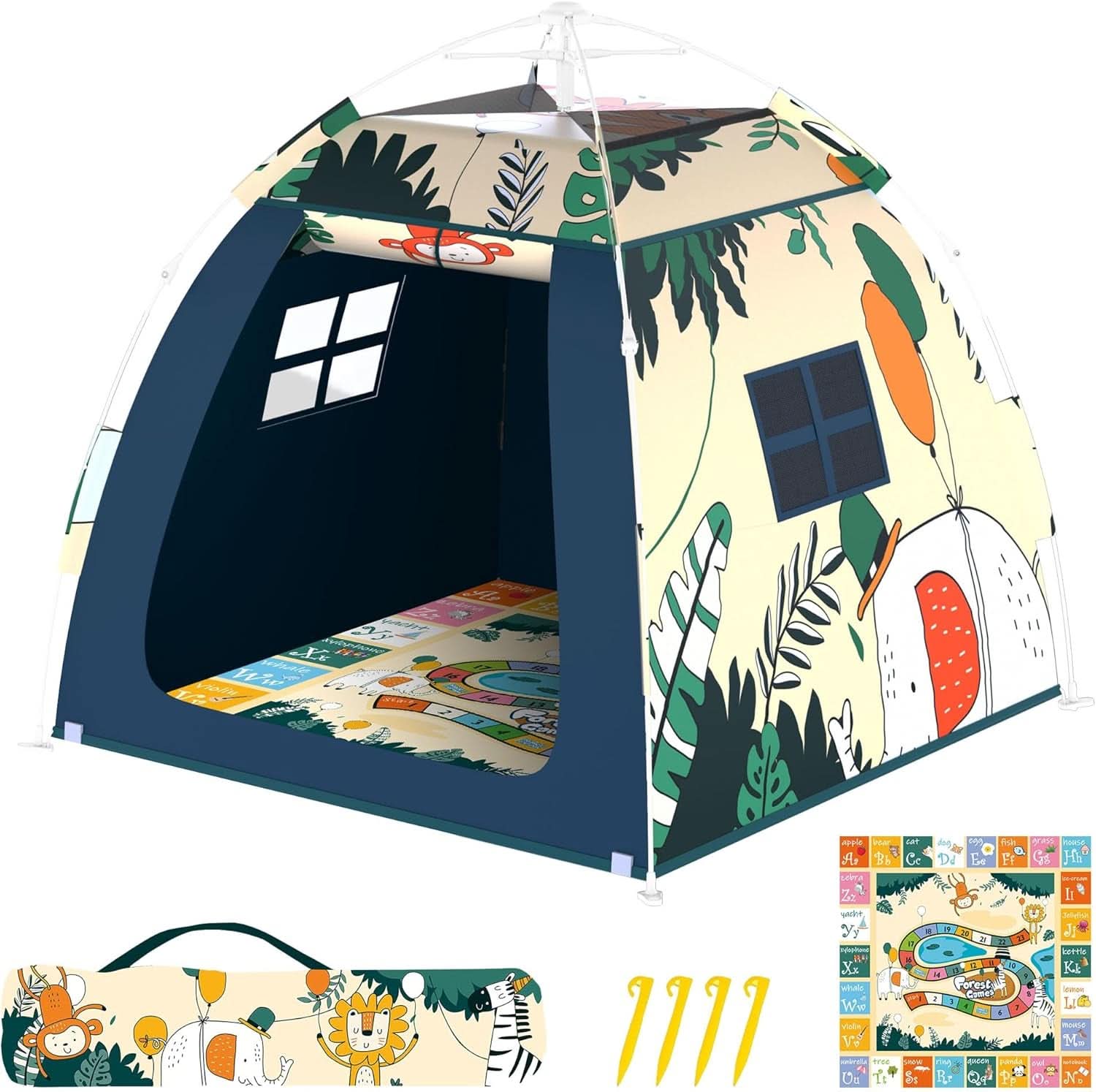 All Weather proof Ultralight Pop Up Kids Play Tent 120cm-0