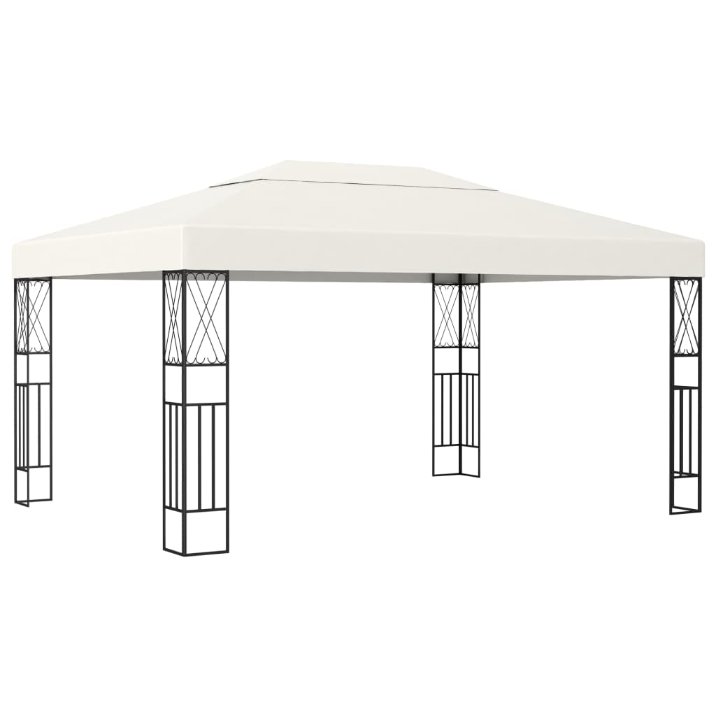 vidaXL Gazebo Outdoor Canopy Tent Patio Pavilion Wedding Party Tent Fabric
