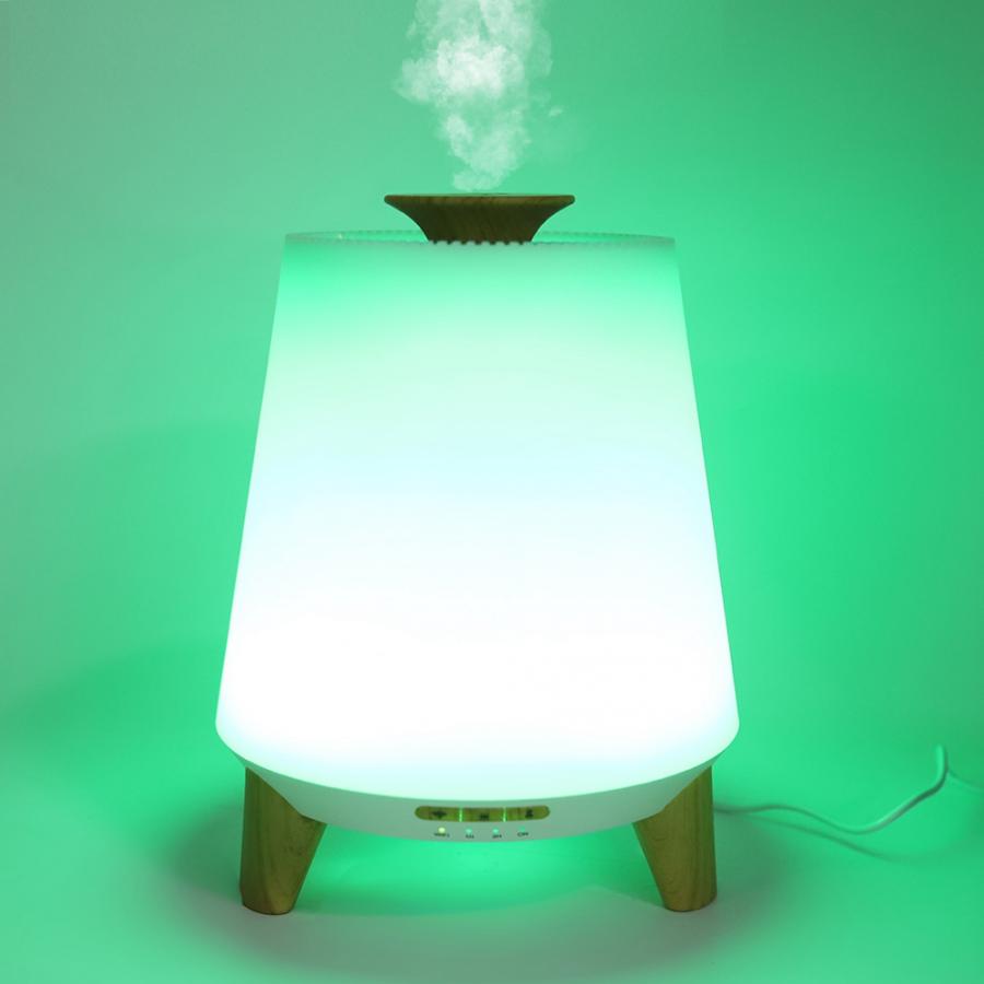 Bluetooth Speaker Aroma Diffuser Humidifier Wood Grain