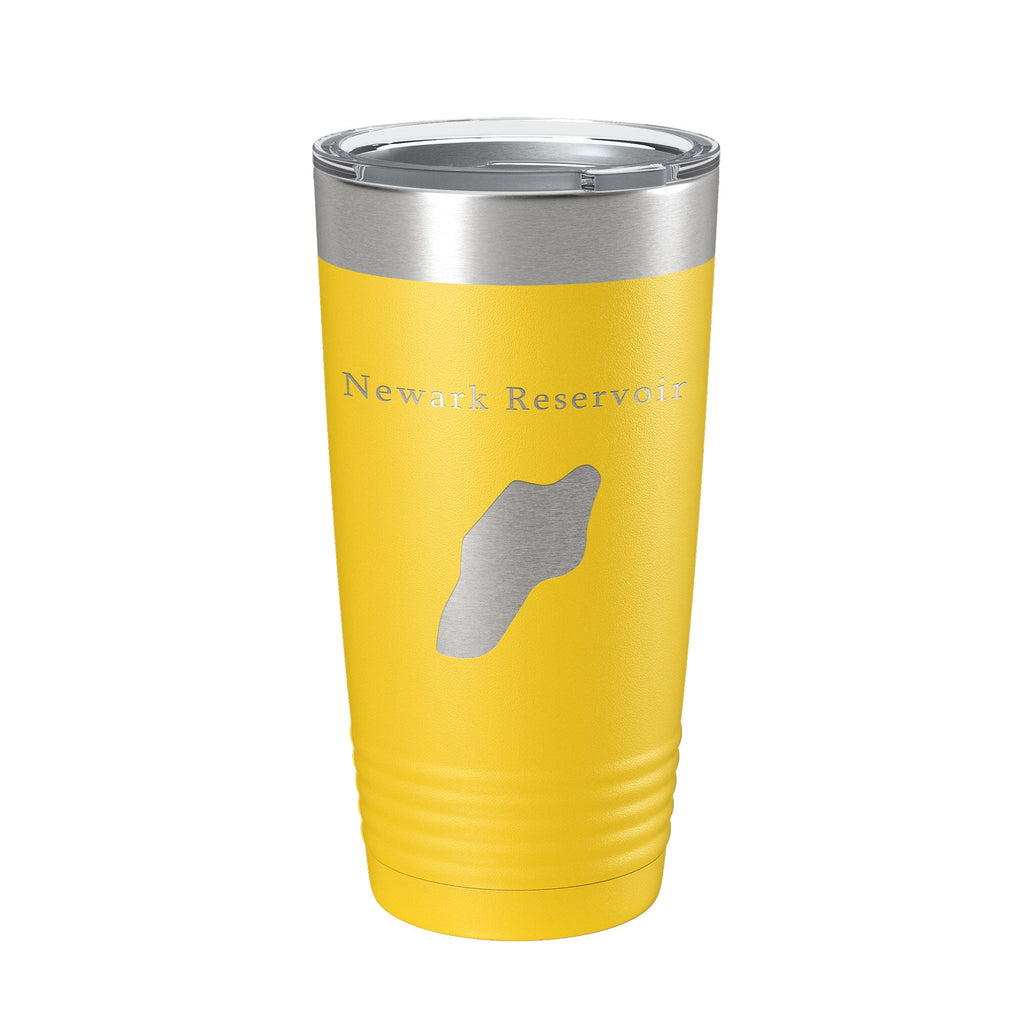 Newark Reservoir Tumbler Lake Map Travel Mug Insulated Laser Engraved Coffee Cup Delaware 20 oz-4