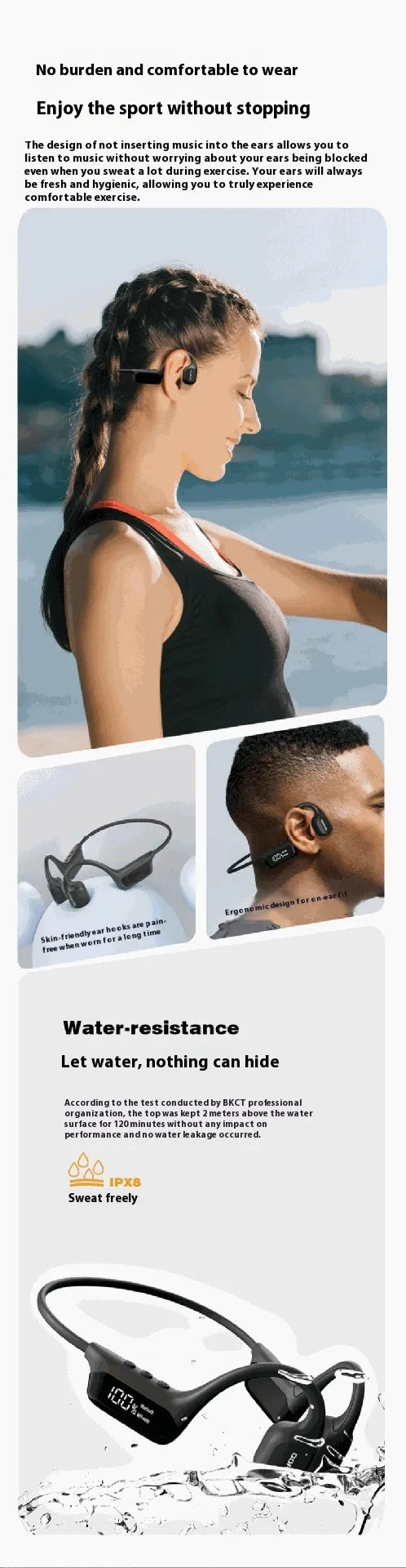 Bone Conduction Bluetooth Headset