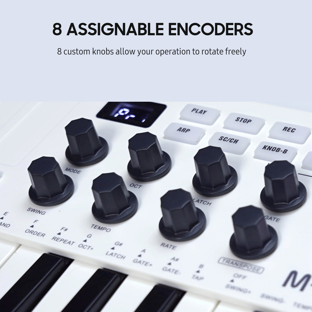 M-VAVE 25-Key Portable USB MIDI Controller Keyboard