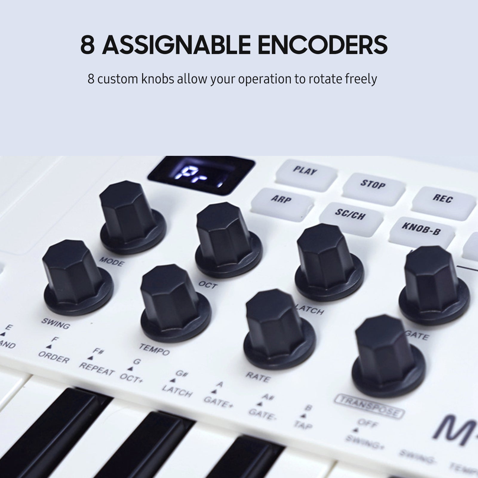 M-VAVE 25-Key Portable USB MIDI Controller Keyboard