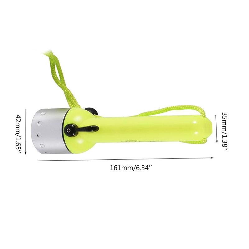 Professional LED Waterproof Diving Flashlight Torch