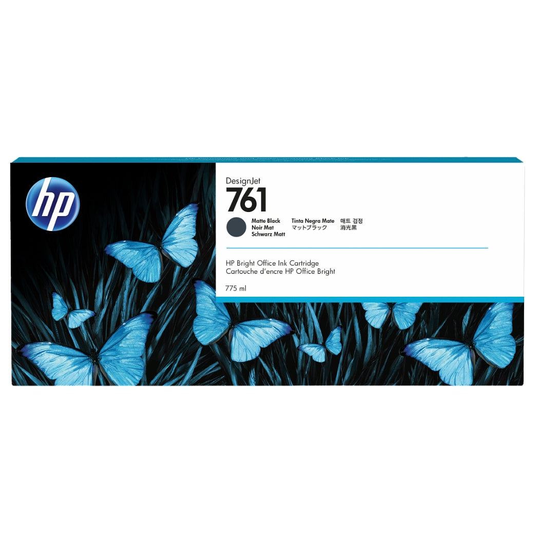 Original HP 761 775mL (CM997A) Matte Black Ink Cartridge-0