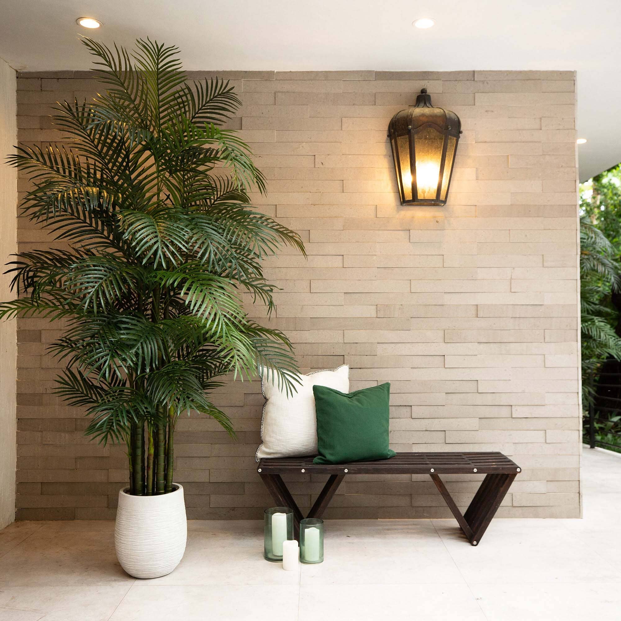 UV Resistant Artificial Areca Palm Tree (Indoor/Outdoor)-2