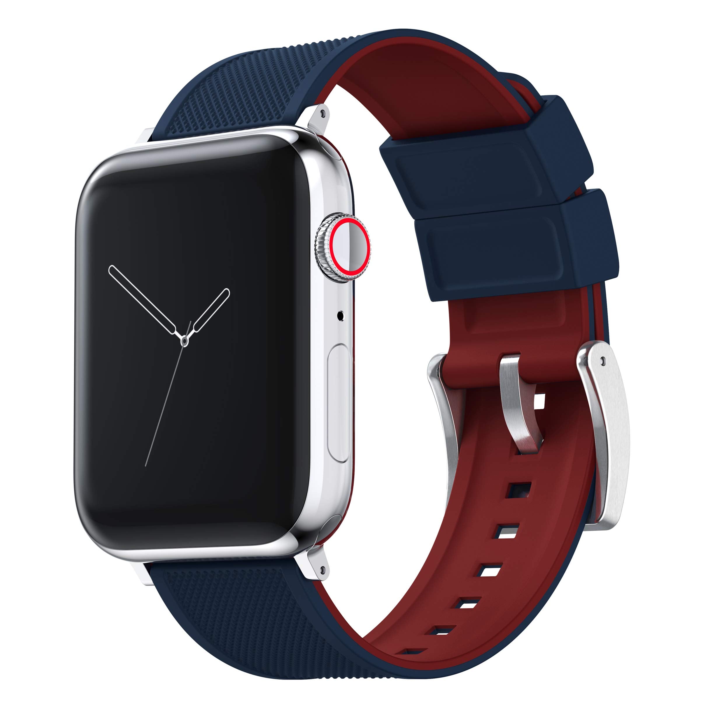 BARTON WATCH BANDS - Elite Silicone Watch Bands Compatible with Apple Watch Models - 1, 2, 3, 4, 5, 6, 7, 8, 9, 10, SE, Ultra & Ultra 2