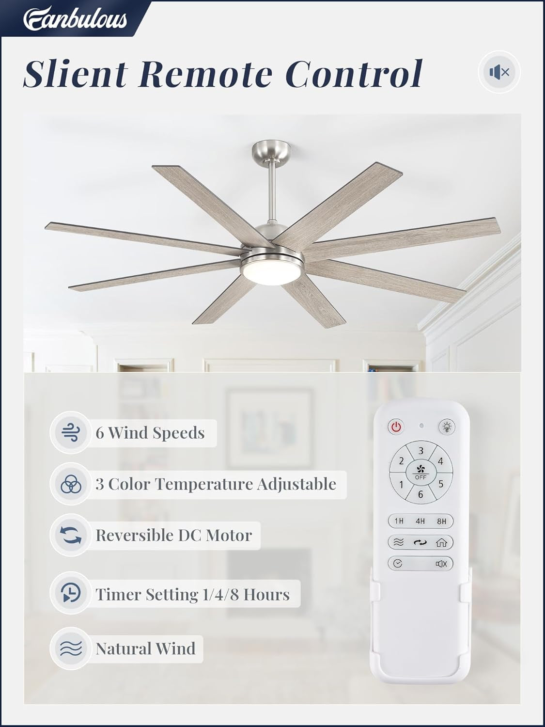 65 Inch Industrial Ceiling Fan With Remote Led Light-1