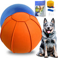 Herding Ball for Dogs 25" Ball Large for Blue Heeler Cattle Collie with Ball Cover Air PumpTraining Guide | Dog Toys | Hearding Ball Toys for Horses Herding Ball for Australian Shepherd
