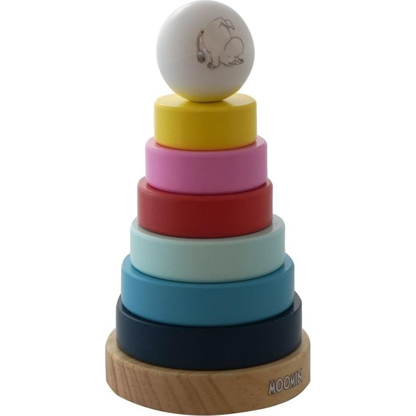 Barbo Toys Moomin - Stacking Rings motor skills toy (452060)
