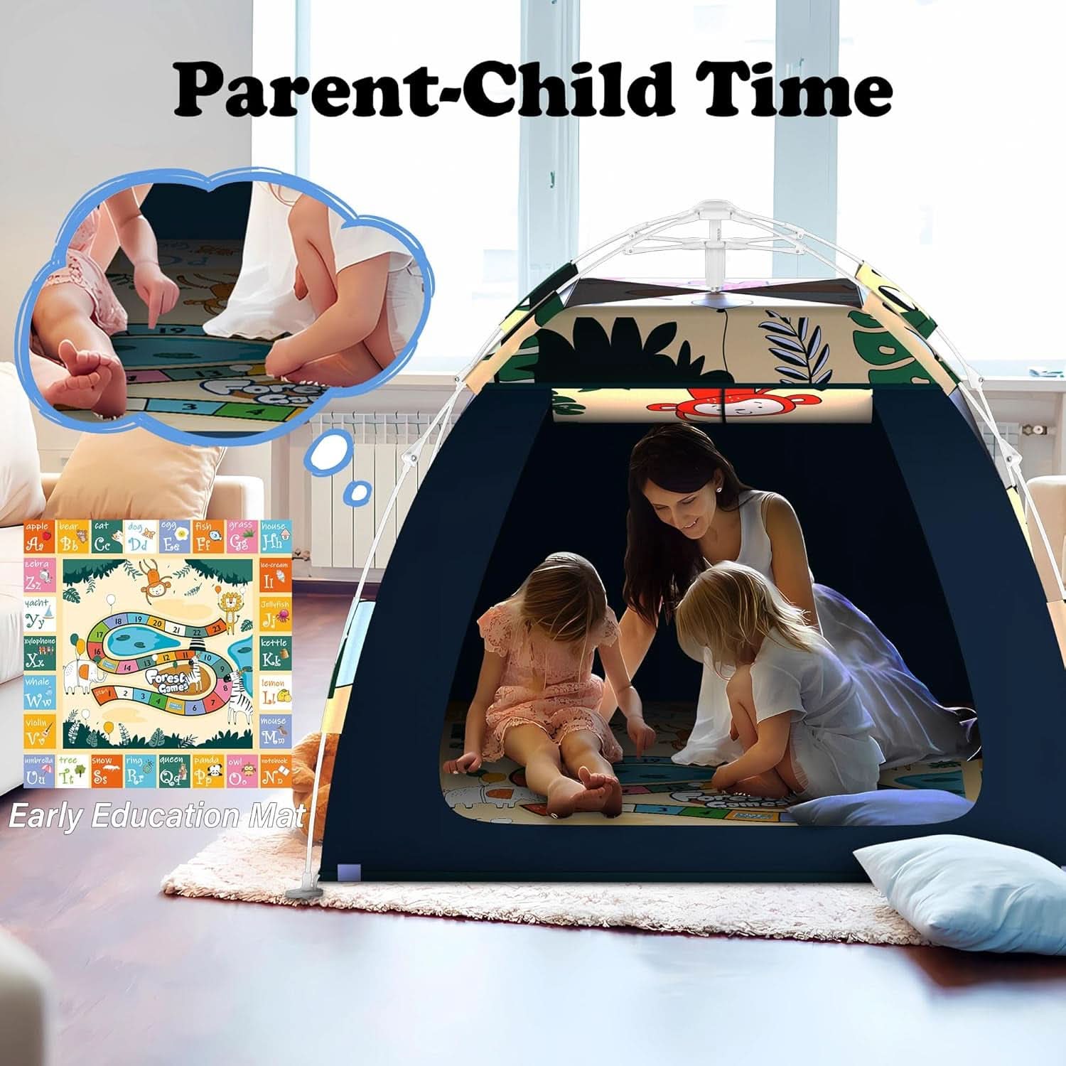 All Weather proof Ultralight Pop Up Kids Play Tent 120cm-1