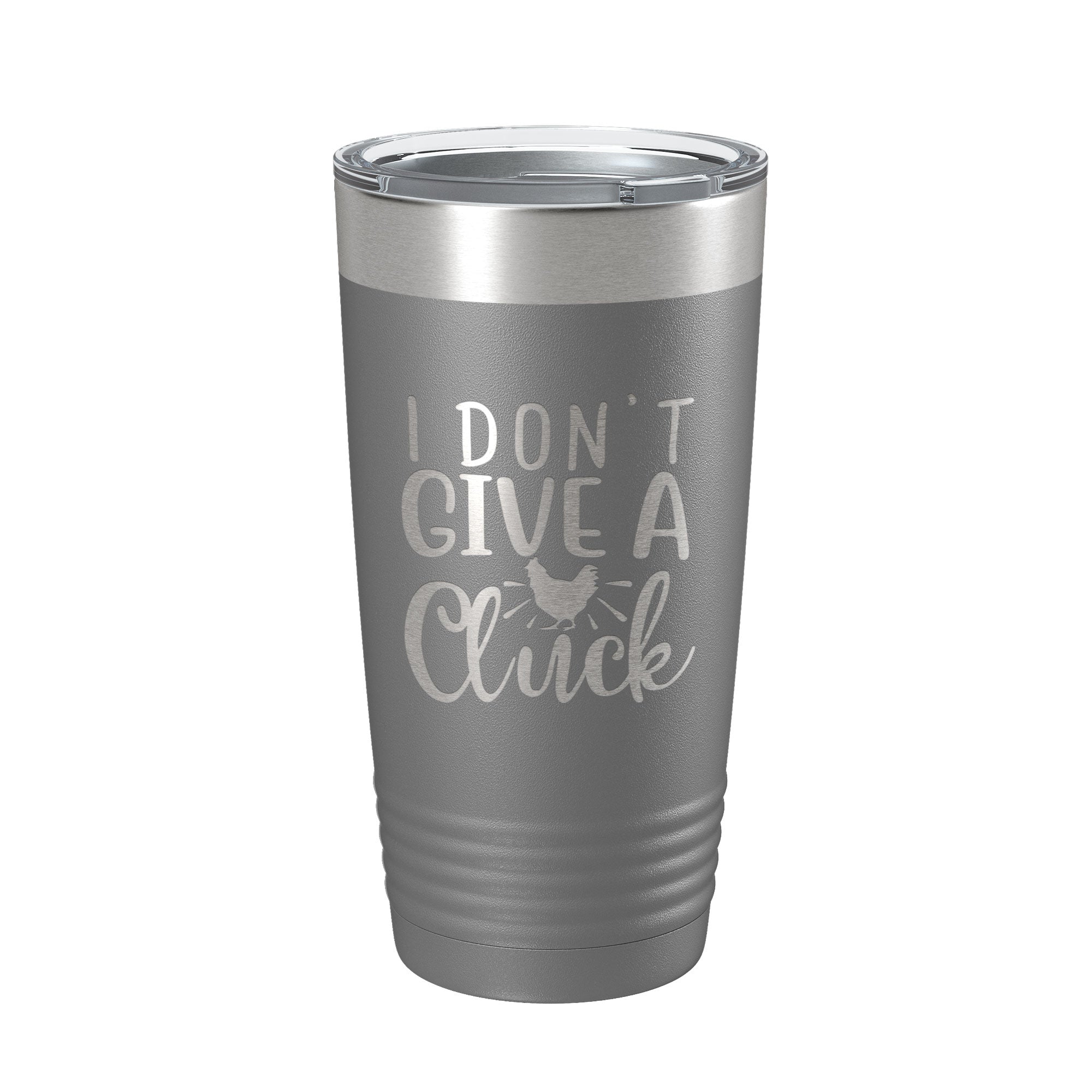 I Don't Give A Cluck Tumbler Funny Chicken Travel Mug Gift Insulated Laser Engraved Coffee Cup 20 oz-16