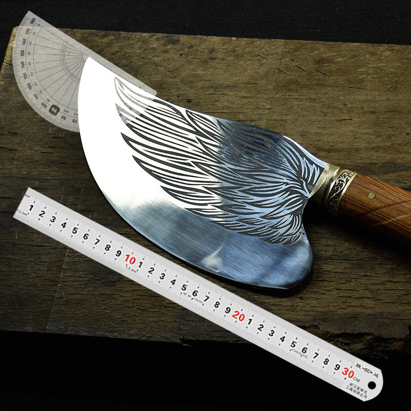 Handcrafted Dual-Use Bone and Slicing Knife for Kitchen