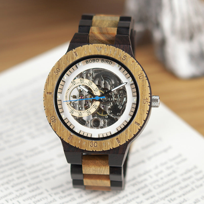 BOBOBIRD Automatic Wooden Watch (Timepiece)