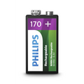 Philips Rechargeables 9VB1A17/10 baterie de uz casnic Baterie reîncărcabilă Hibrid nichel-metal (NiMH) (9VB1A17/10)