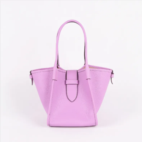 Top-Grain Leather Tote Handbag