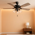 Saybrook 52-Inch Farmhouse Ceiling Fan Bronze Finish-0