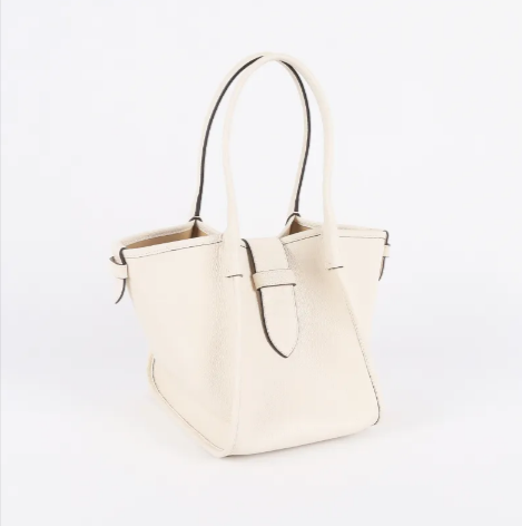 Top-Grain Leather Tote Handbag