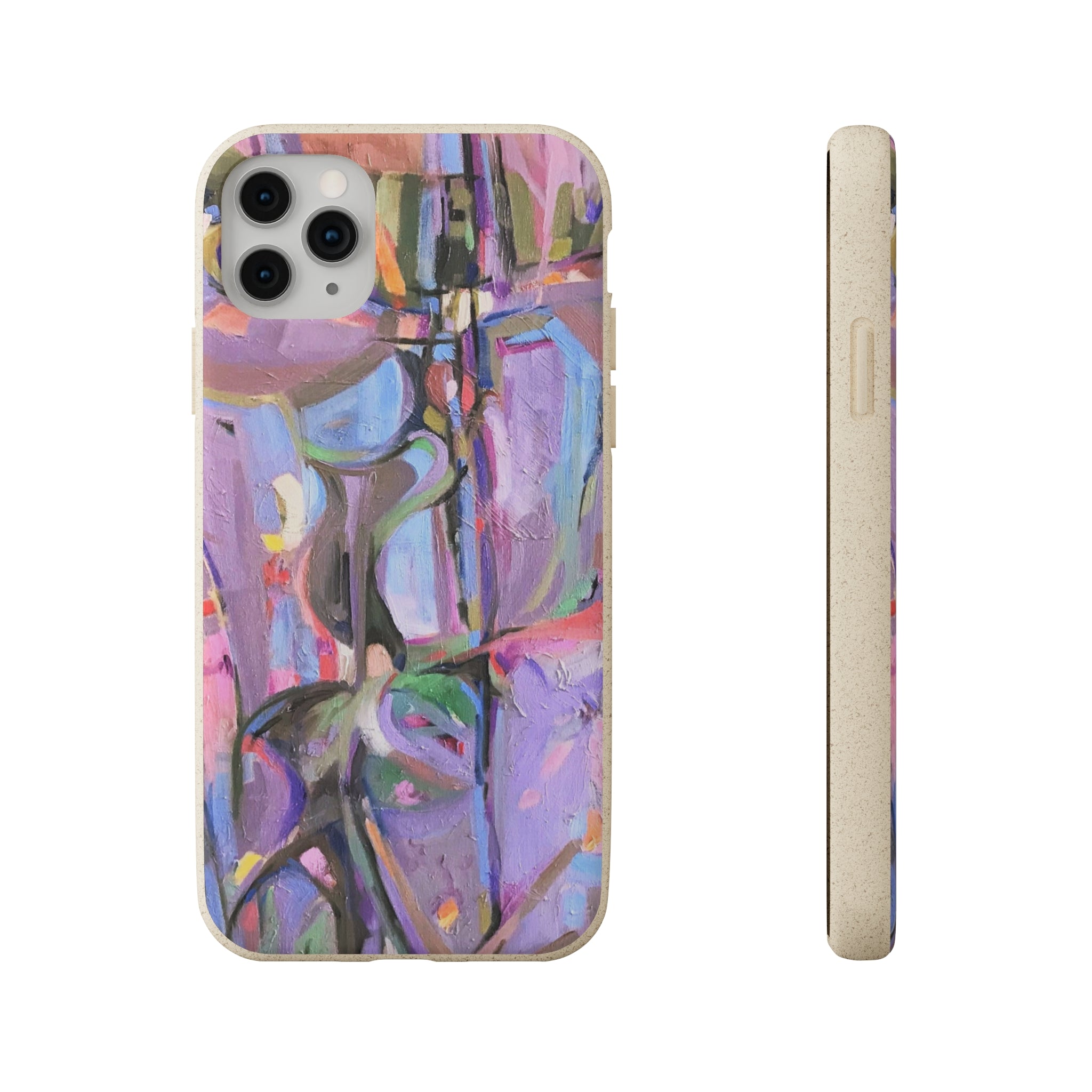 Biodegradable Phone Case with 'Passages' Abstract Original Artwork by Barbara Cleary-32