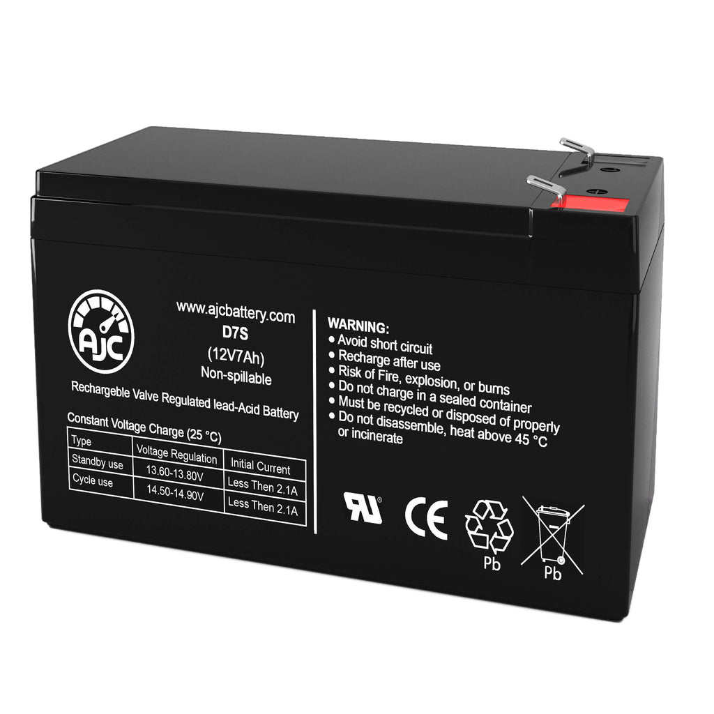 AJC Battery Compatible with Ecoxgear EcoBoulder Plus GDI-EXBLD810 12V 7Ah Speaker Battery