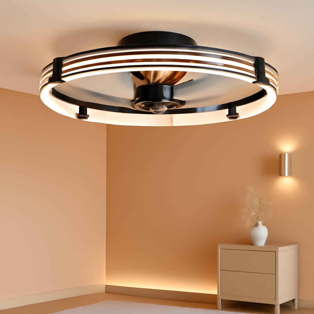 24In Low Profile Dimmable Ceiling Fan Remote Control App-0
