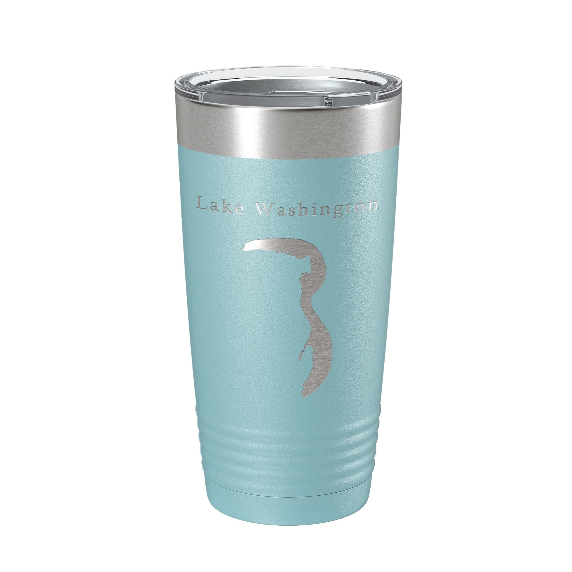 Lake Washington Map Tumbler Travel Mug Insulated Laser Engraved Coffee Cup Mississippi 20 oz-13