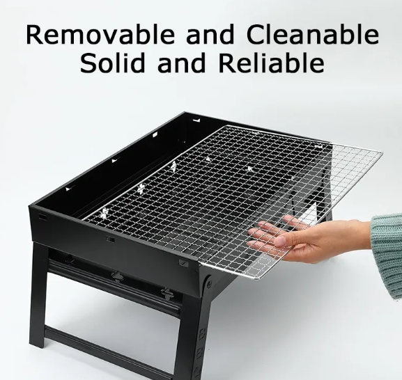 Outdoor Charcoal Grill Stove Rack Set
