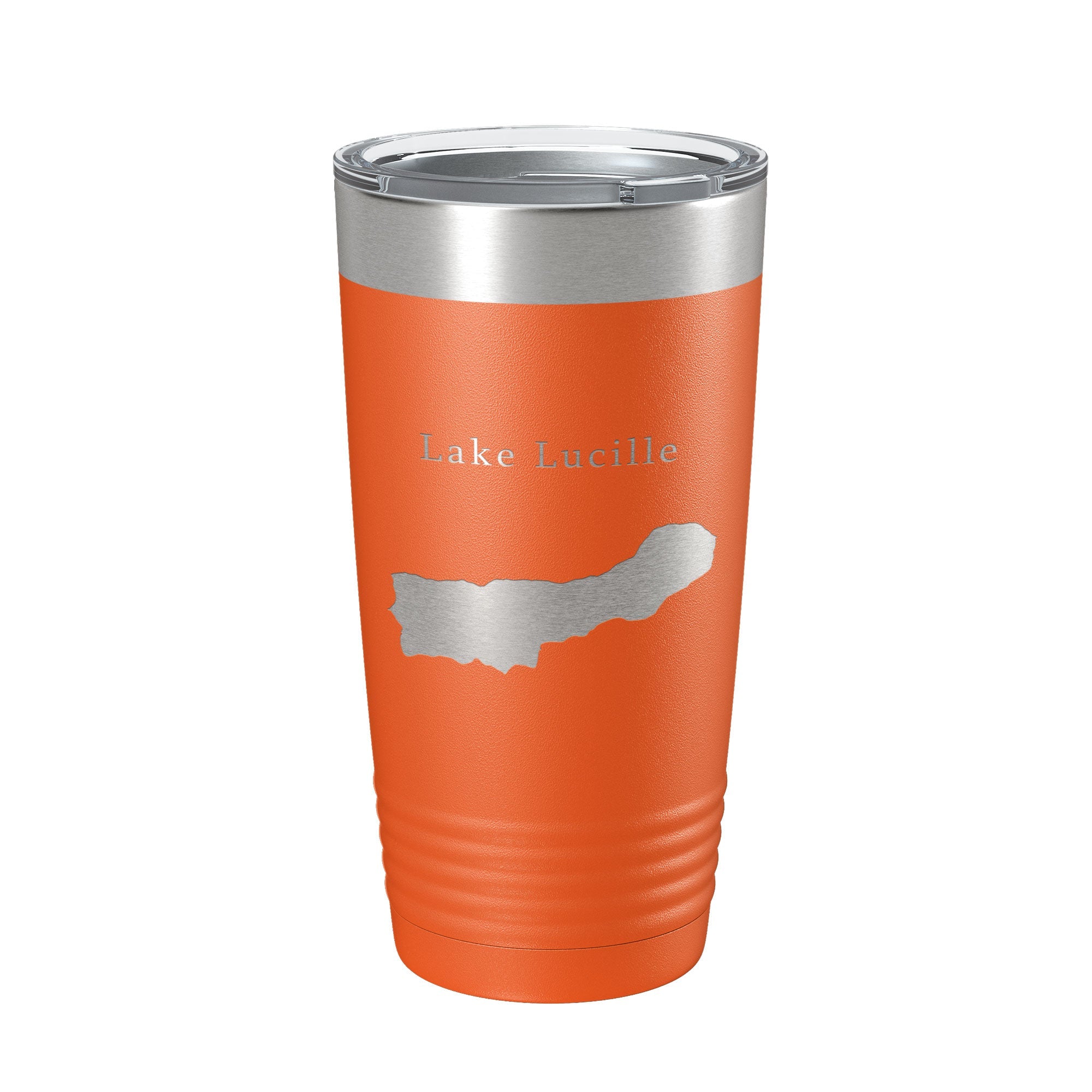 Lake Lucille Map Tumbler Travel Mug Insulated Laser Engraved Coffee Cup Alaska 20 oz-17