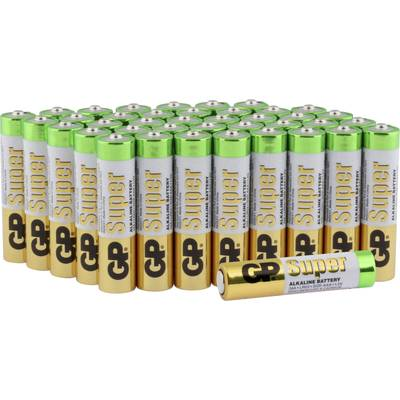 Alkalická batéria GP AAA (R3) 40 ks (030E24AS40-2)