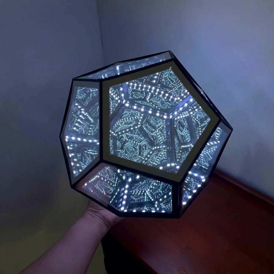 Infinity Dodecahedron Magic Table Lamp-0