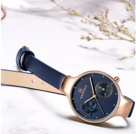 Multifunctional Quartz Leather Strap Watch