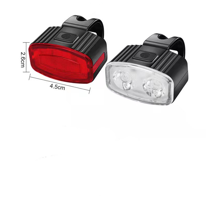 USB Rechargeable Bike Light Set