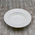 Professional Rolled Rim White Deep Plate 11" inch | 25 Oz-0