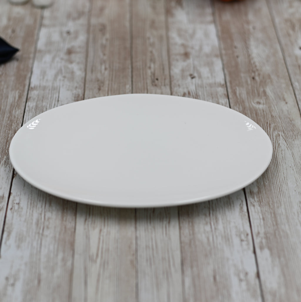 White Oval Plate / Platter 8" inch | 20 Cm-0