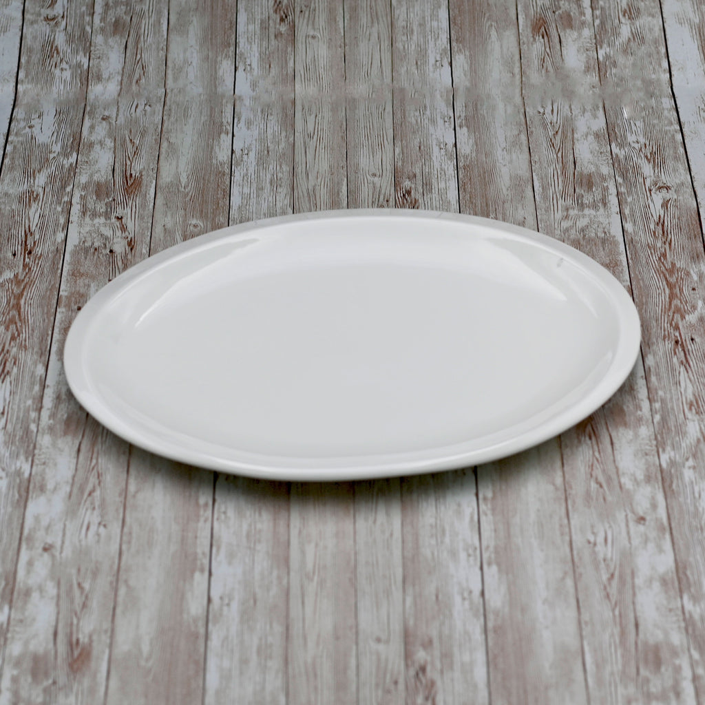 White Oval Platter 14" inch | 36 Cm-0
